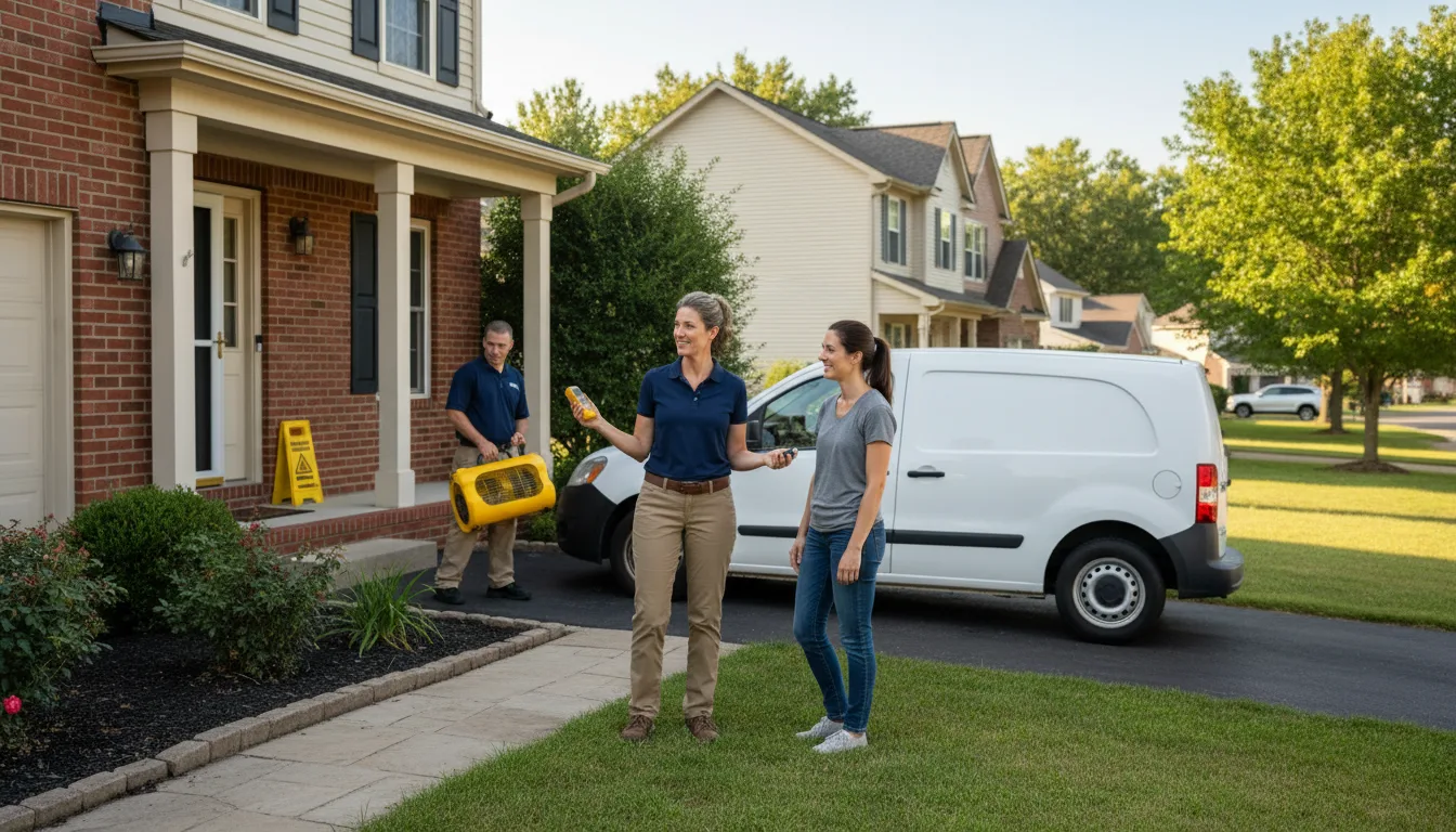 Water restoration image for Emergency Water Mitigation in Edmond, OK